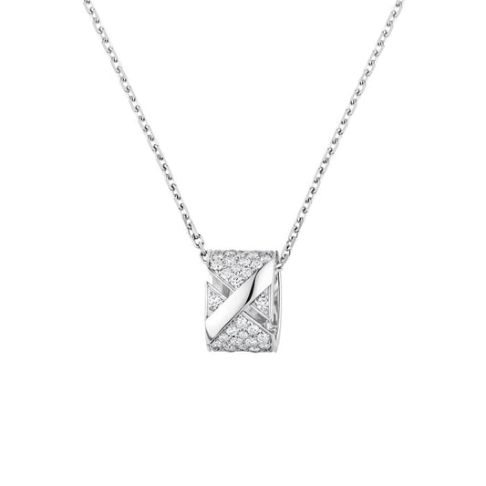 [Luxe Jewelry]LIENS EVIDENCE DIAMOND PAVED NECKLACE