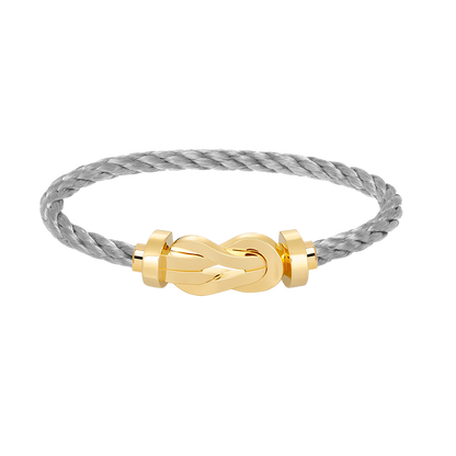[Luxe Jewelry]CHANCE LARGE 8 FIGURE BUCKLE NO DIAMOND BRACELET GOLD