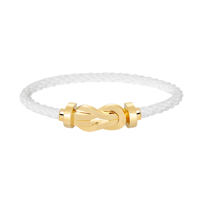 [Luxe Jewelry]CHANCE LARGE 8 FIGURE BUCKLE NO DIAMOND BRACELET GOLD