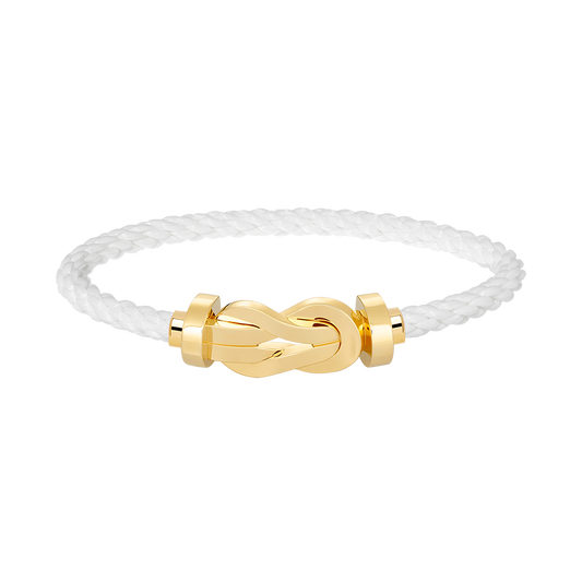 [Luxe Jewelry]CHANCE LARGE 8 FIGURE BUCKLE NO DIAMOND BRACELET GOLD