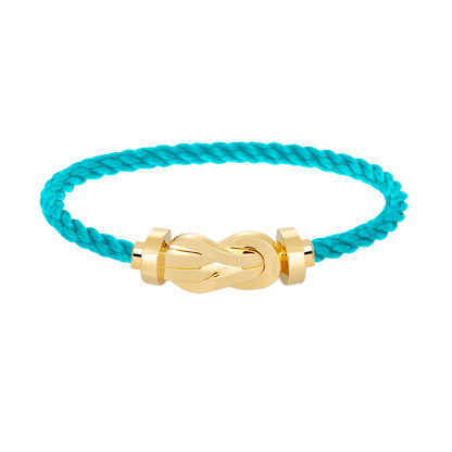 [Luxe Jewelry]CHANCE LARGE 8 FIGURE BUCKLE NO DIAMOND BRACELET GOLD