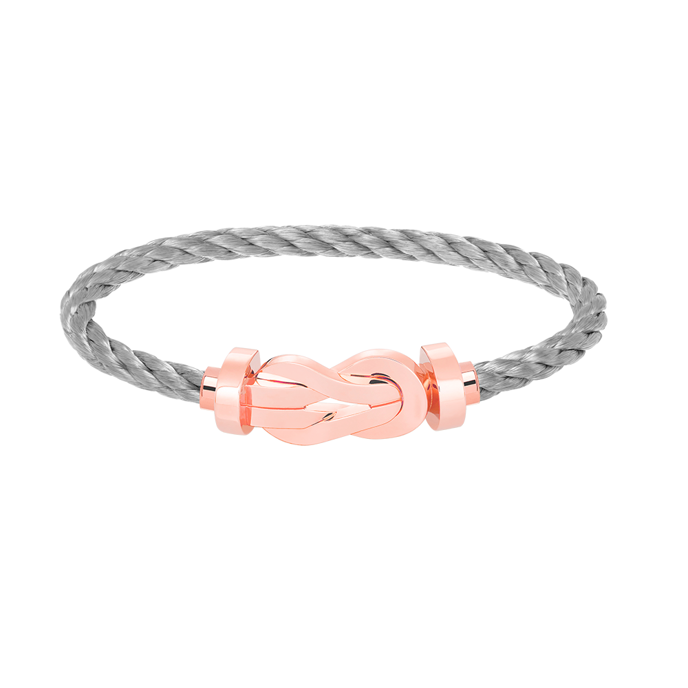 [Luxe Jewelry]CHANCE LARGE 8 FIGURE BUCKLE NO DIAMOND BRACELET ROSE GOLD