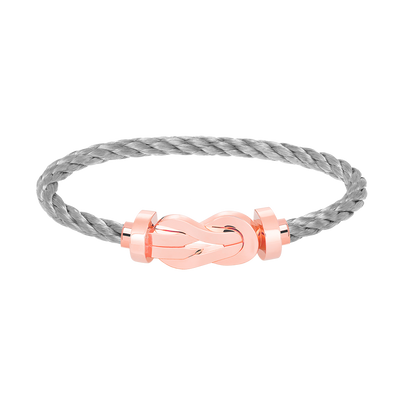[Luxe Jewelry]CHANCE LARGE 8 FIGURE BUCKLE NO DIAMOND BRACELET ROSE GOLD