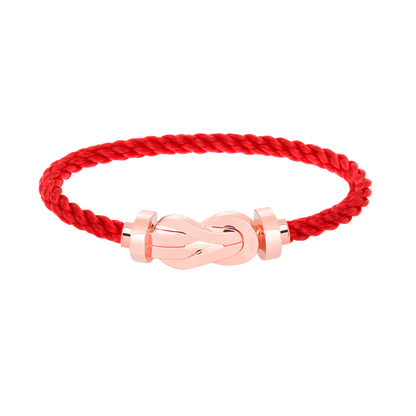 [Luxe Jewelry]CHANCE LARGE 8 FIGURE BUCKLE NO DIAMOND BRACELET ROSE GOLD
