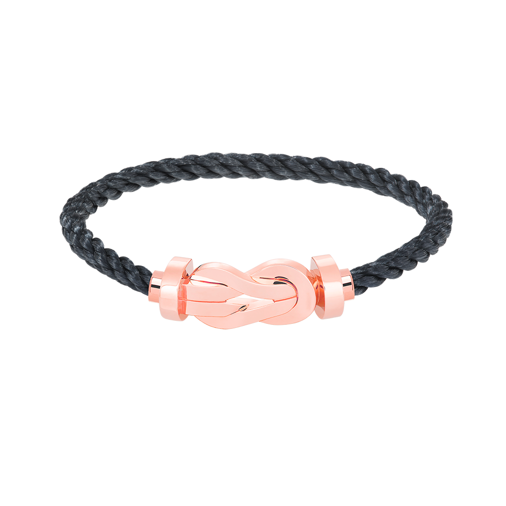 [Luxe Jewelry]CHANCE LARGE 8 FIGURE BUCKLE NO DIAMOND BRACELET ROSE GOLD