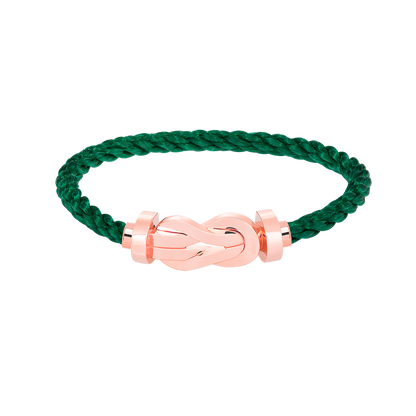 [Luxe Jewelry]CHANCE LARGE 8 FIGURE BUCKLE NO DIAMOND BRACELET ROSE GOLD