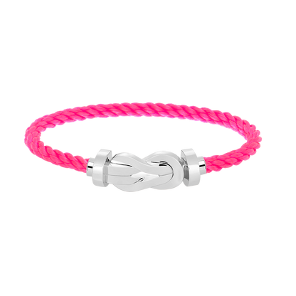 [Luxe Jewelry]CHANCE LARGE 8 FIGURE BUCKLE NO DIAMOND BRACELET SILVER