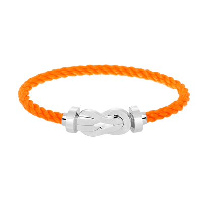 [Luxe Jewelry]CHANCE LARGE 8 FIGURE BUCKLE NO DIAMOND BRACELET SILVER