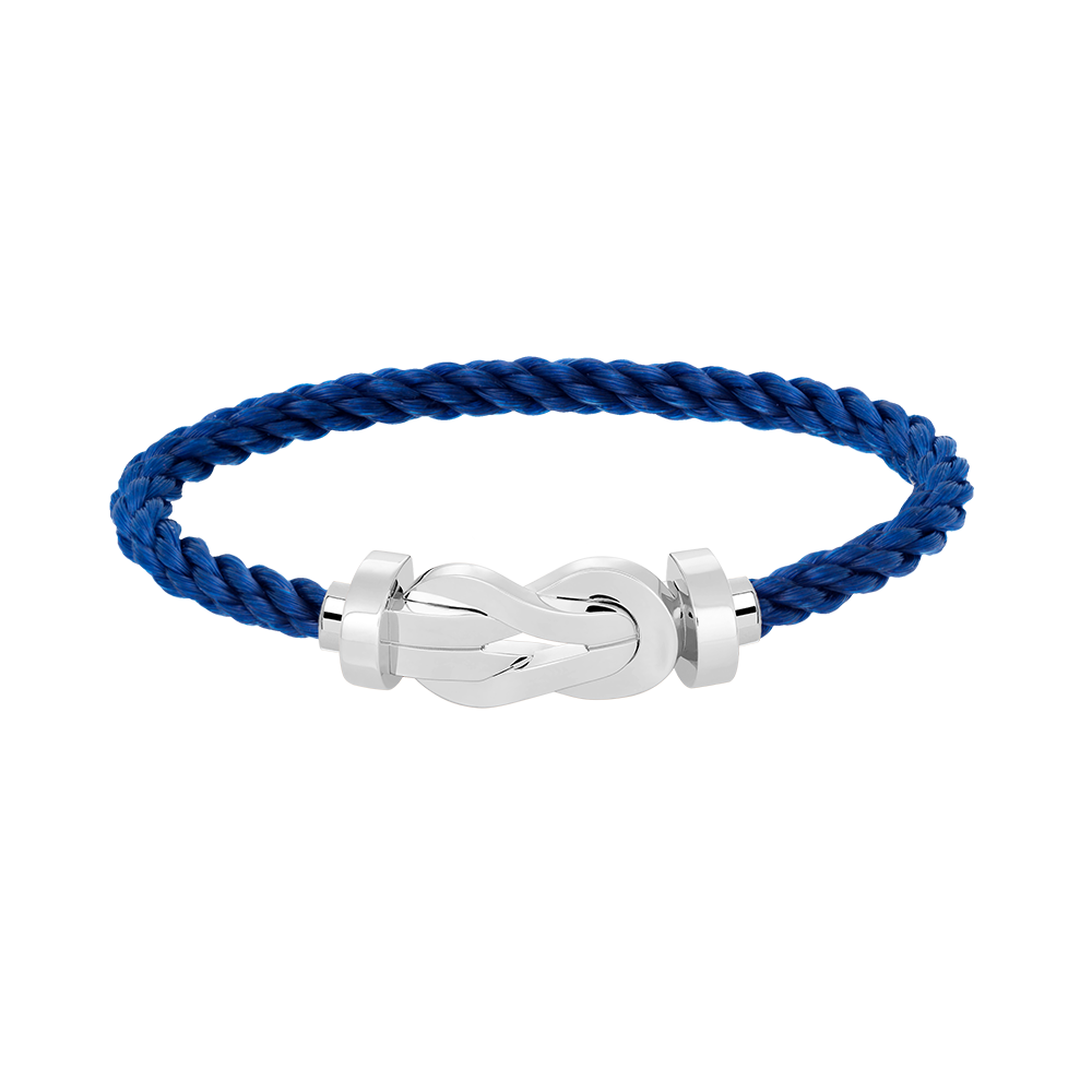[Luxe Jewelry]CHANCE LARGE 8 FIGURE BUCKLE NO DIAMOND BRACELET SILVER