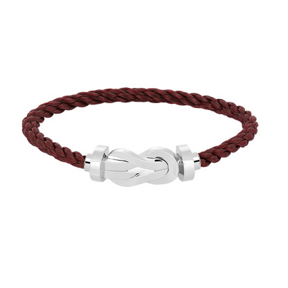 [Luxe Jewelry]CHANCE LARGE 8 FIGURE BUCKLE NO DIAMOND BRACELET SILVER