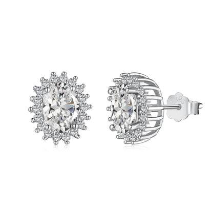 [Luxe Jewelry]Delicate Radiant Oval Cut Daily Earrings