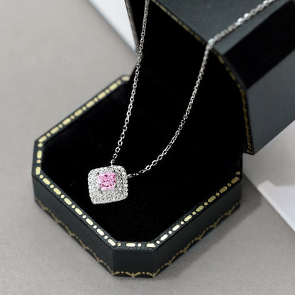 [Luxe Jewelry]Sparkling Asscher Cut Necklace