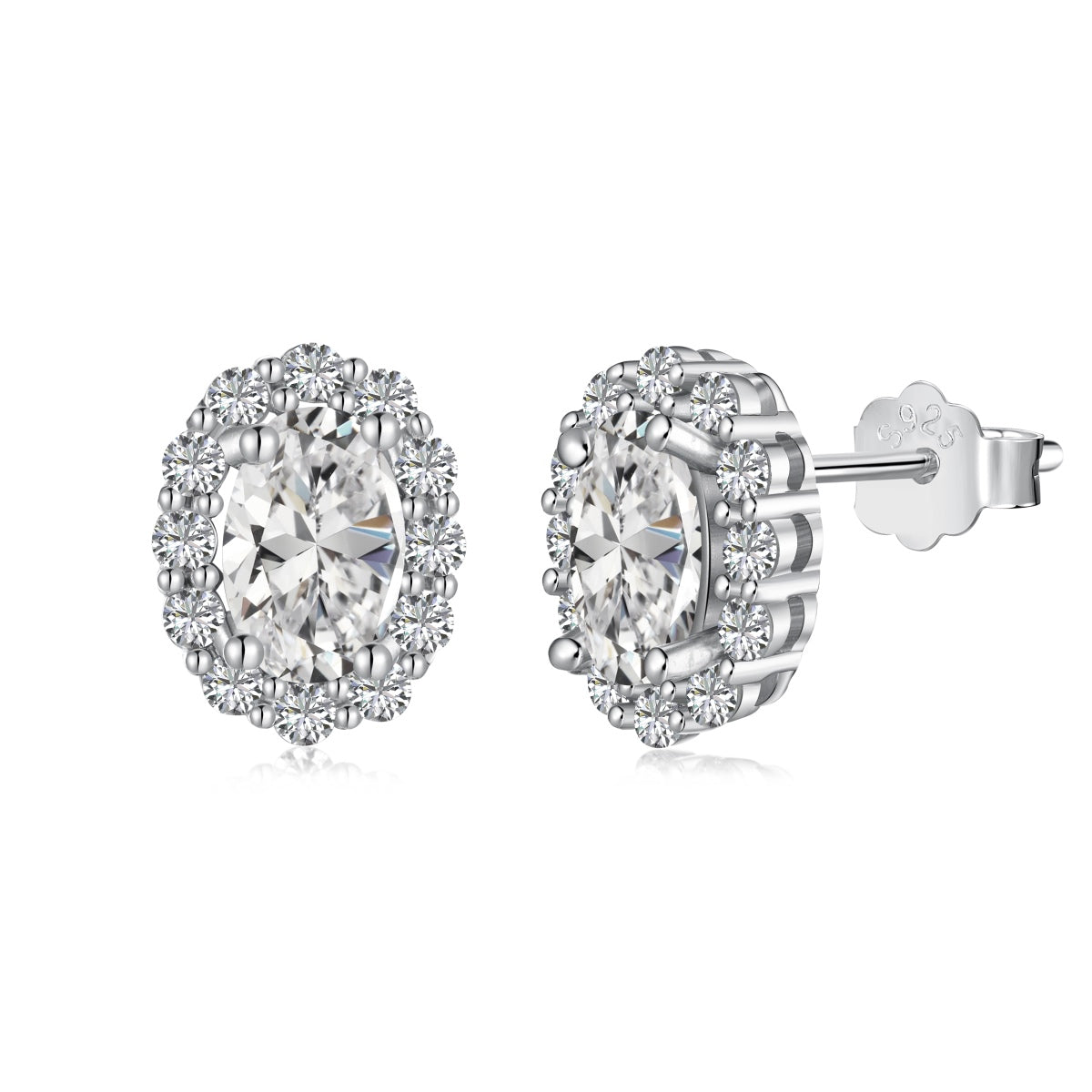 [Luxe Jewelry]Delicate Unique Oval Cut Daily Earrings