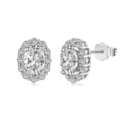 [Luxe Jewelry]Delicate Unique Oval Cut Daily Earrings