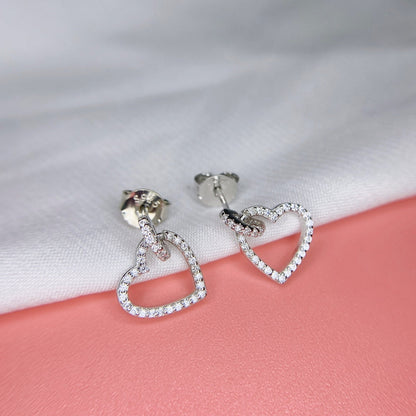 [Luxe Jewelry]Dainty Heart Shape Earrings