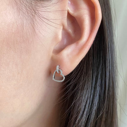 [Luxe Jewelry]Dainty Heart Shape Earrings