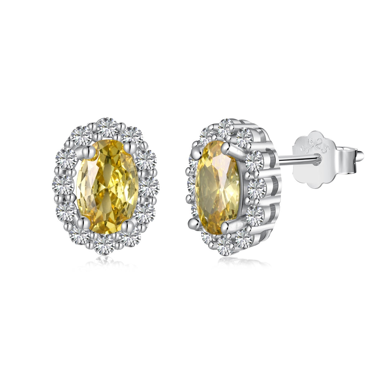 [Luxe Jewelry]Delicate Unique Oval Cut Daily Earrings
