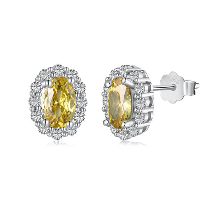 [Luxe Jewelry]Delicate Unique Oval Cut Daily Earrings