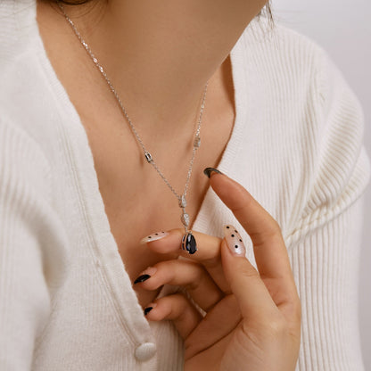 [Luxe Jewelry]Dazzling Pear Cut Necklace