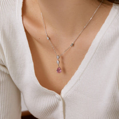 [Luxe Jewelry]Dazzling Pear Cut Necklace