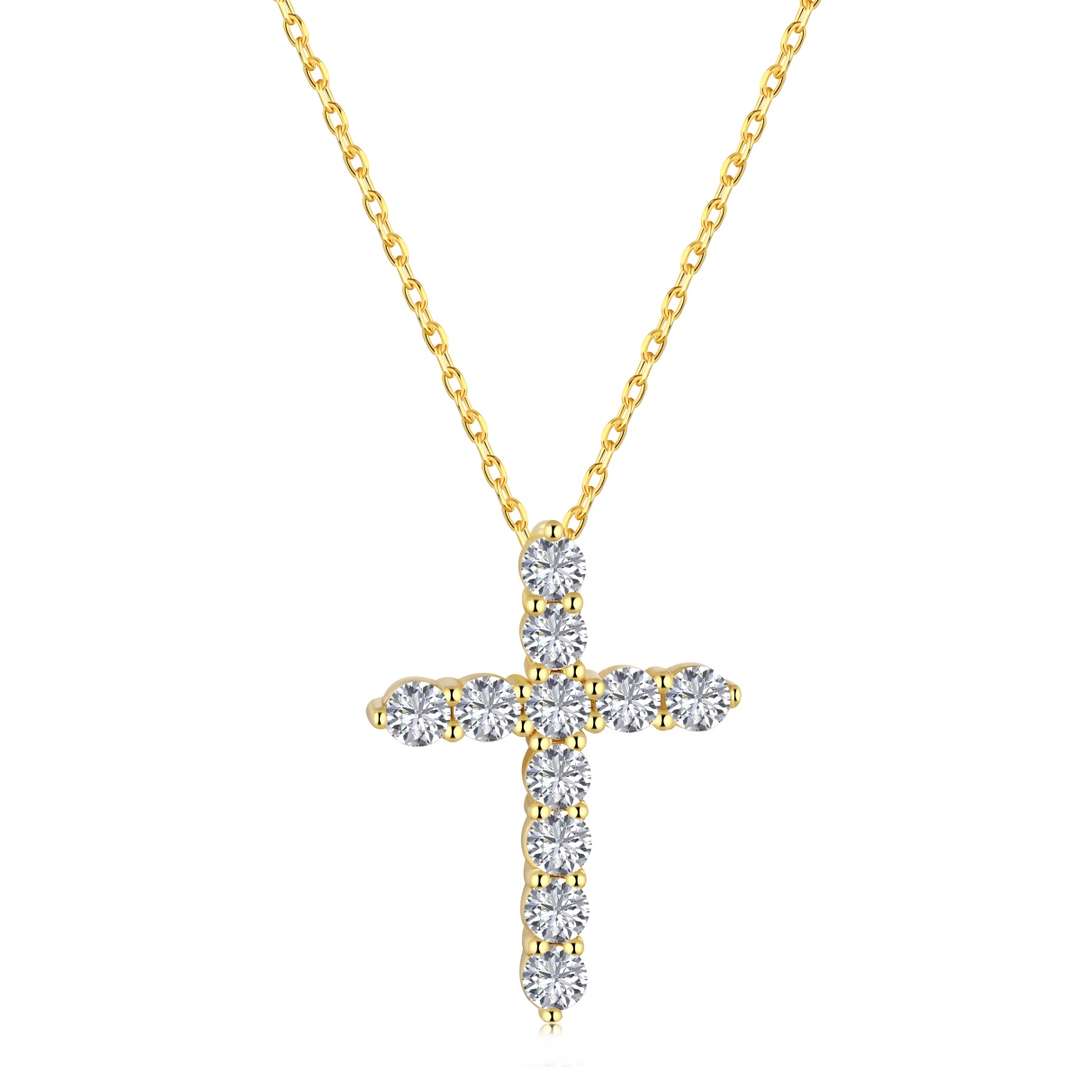 [Luxe Jewelry]Unique Cross Shape Necklace