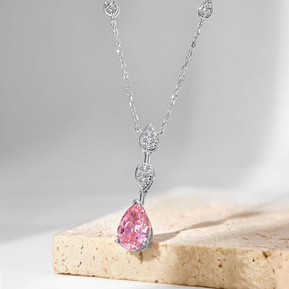[Luxe Jewelry]Dazzling Pear Cut Necklace