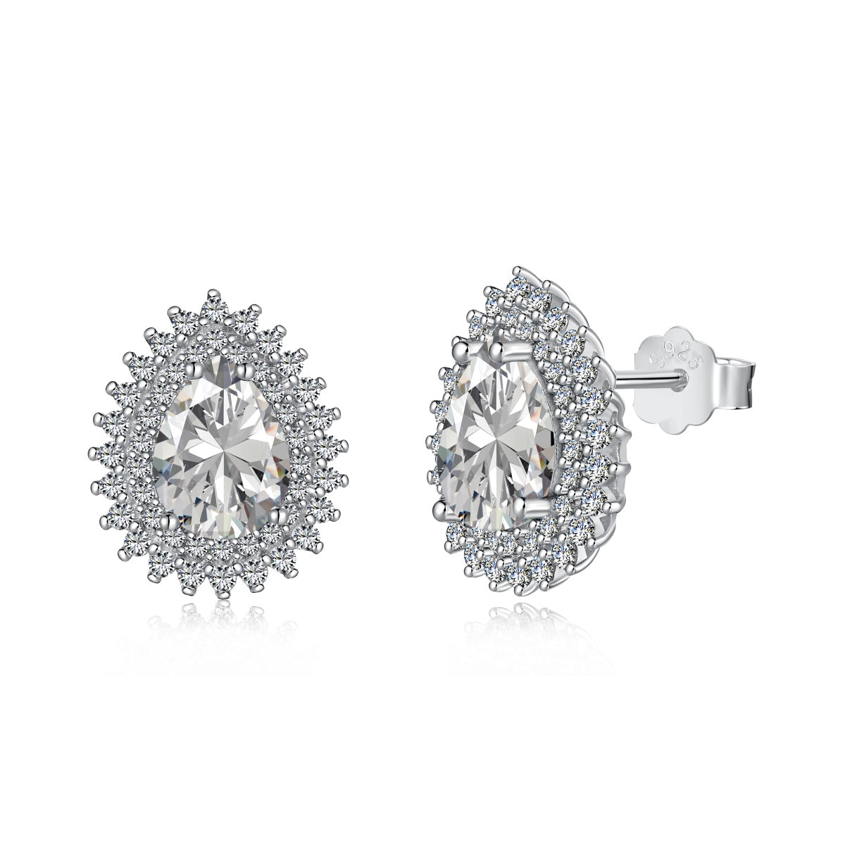 [Luxe Jewelry]Delicate Gorgeous Pear Cut Daily Earrings