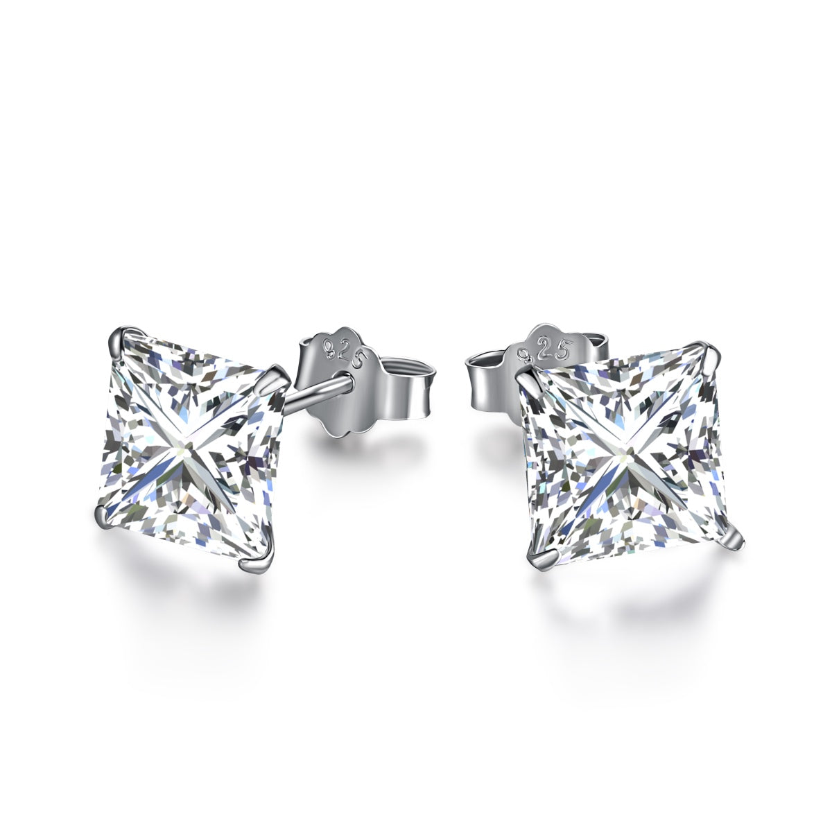 [Luxe Jewelry]Ornate Square Shape Earrings