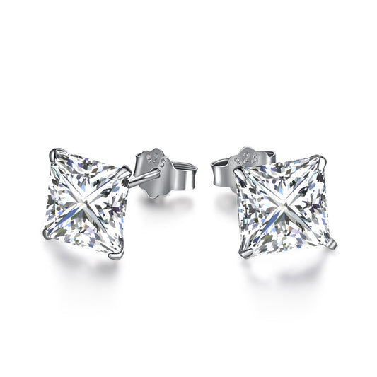[Luxe Jewelry]Ornate Square Shape Earrings