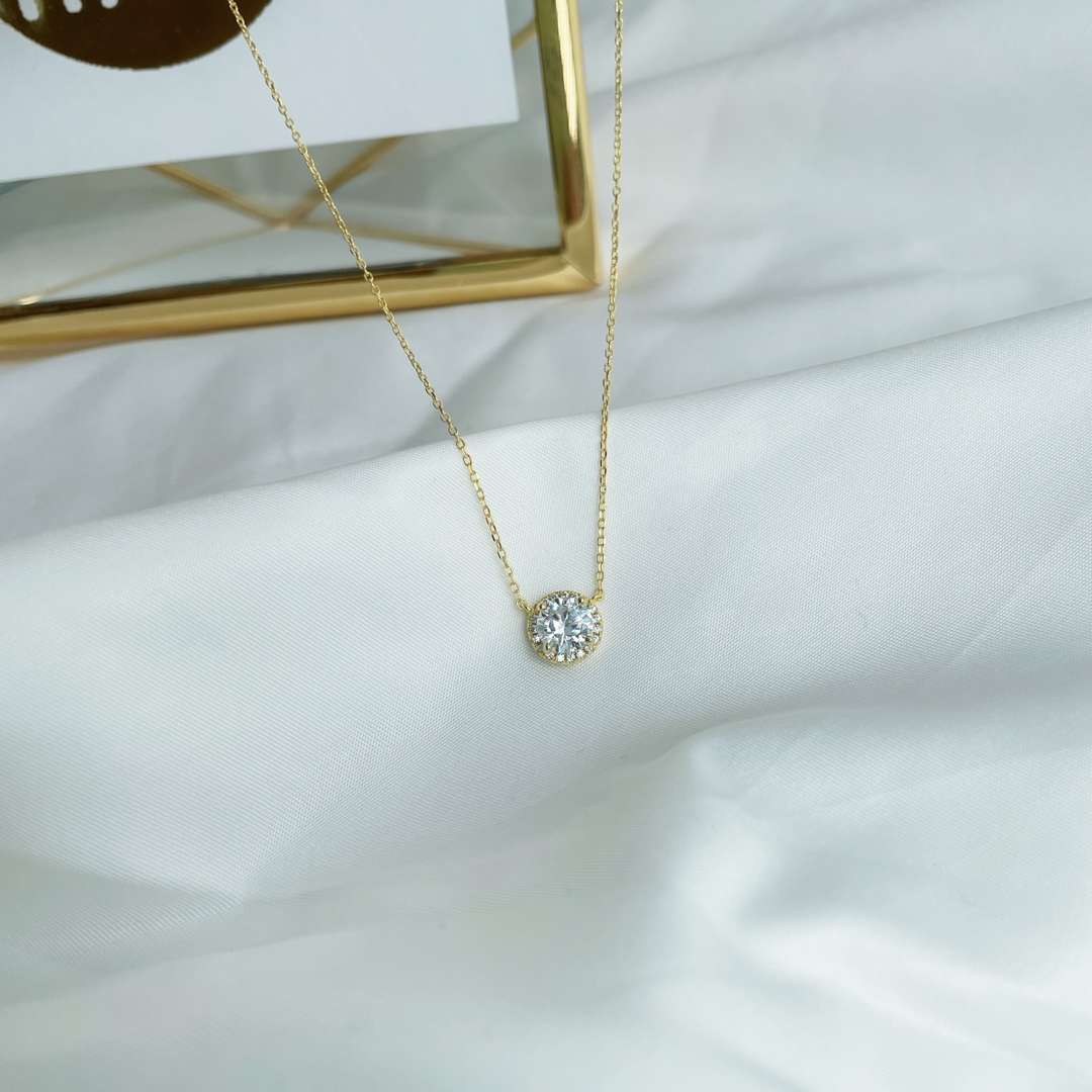 [Luxe Jewelry]Luxurious Round Cut Necklace