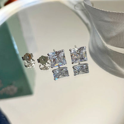 [Luxe Jewelry]Ornate Square Shape Earrings