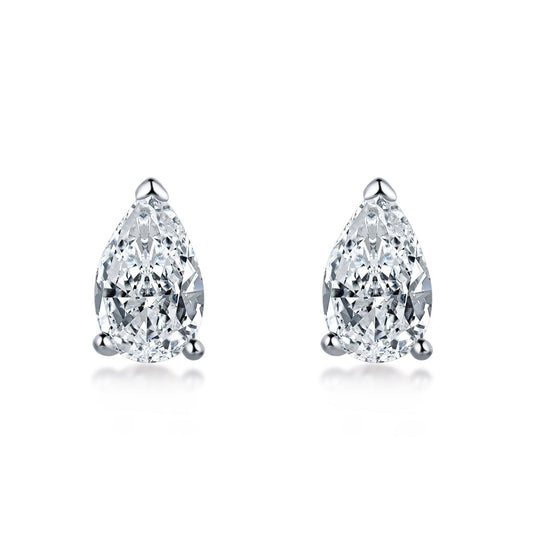 [Luxe Jewelry]Ornate Water Drop Shape Earrings