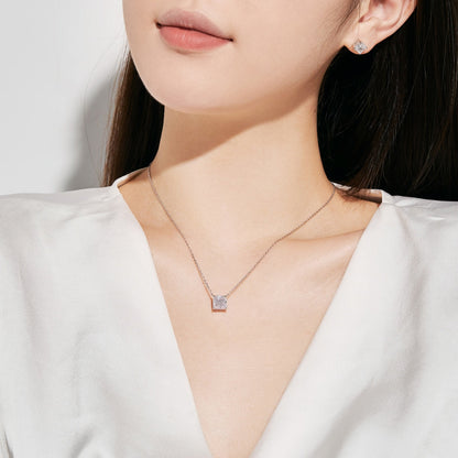 [Luxe Jewelry]1.0 Carat Radiant Princess Cut Wedding Earrings