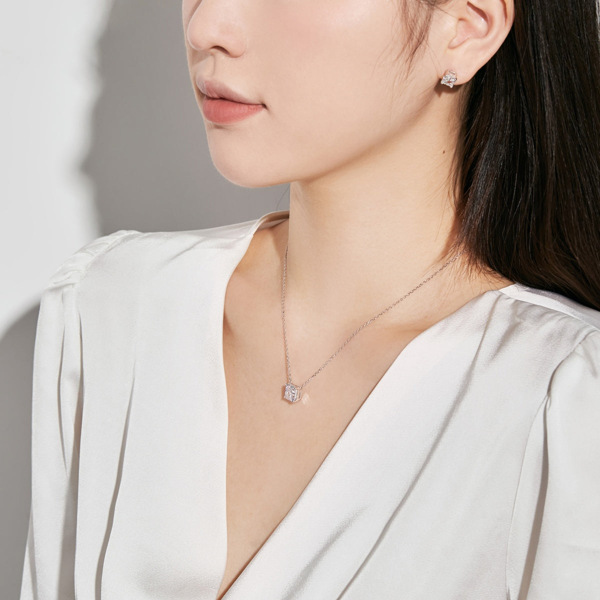 [Luxe Jewelry]1.0 Carat Radiant Princess Cut Wedding Earrings