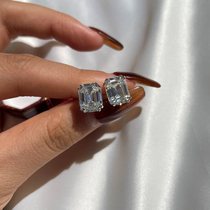 [Luxe Jewelry]Dazzling Square Shape Earrings