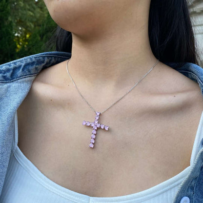 [Luxe Jewelry]Radiant Cross Shape Necklace