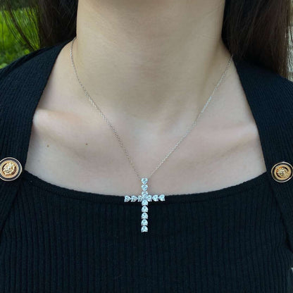 [Luxe Jewelry]Radiant Cross Shape Necklace