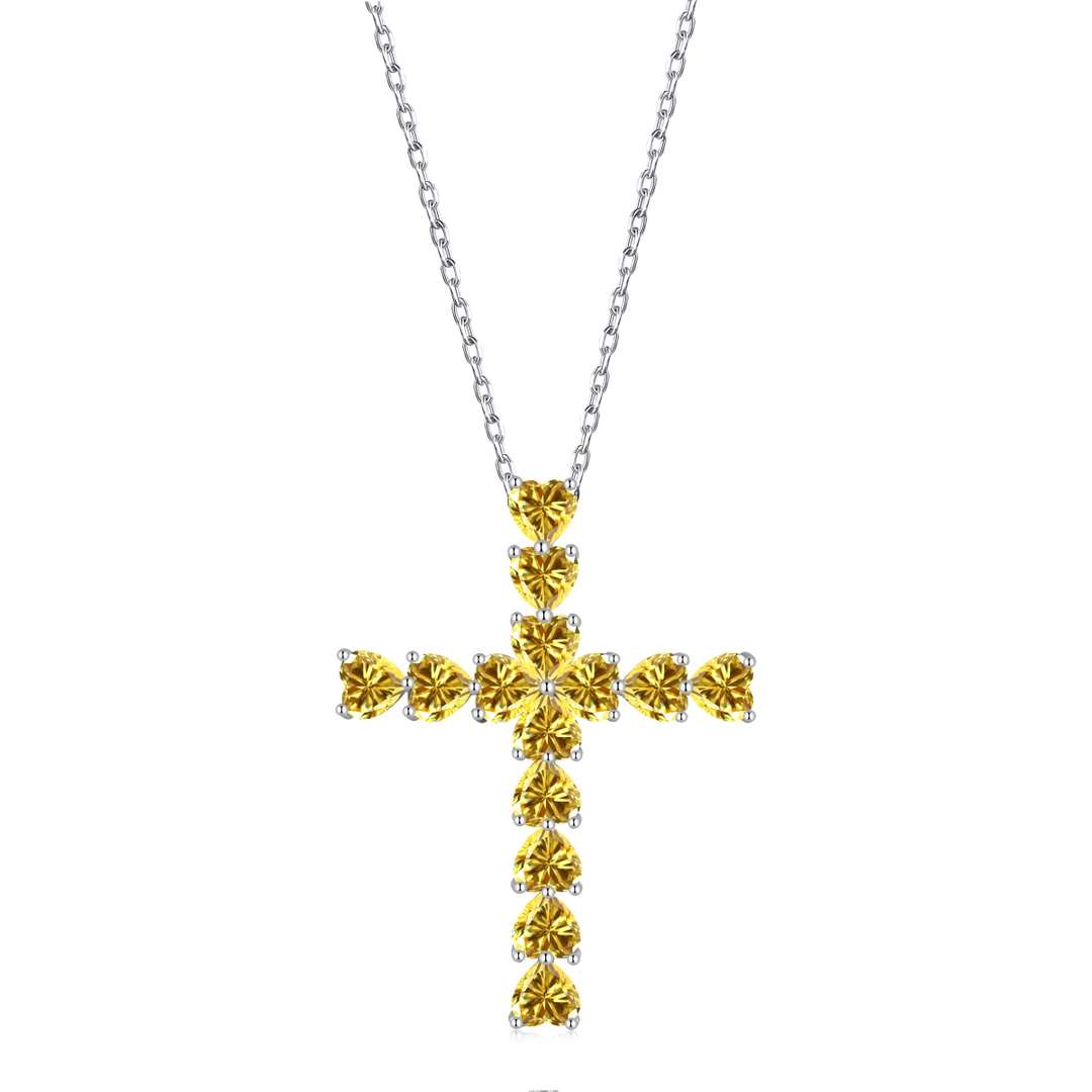 [Luxe Jewelry]Radiant Cross Shape Necklace