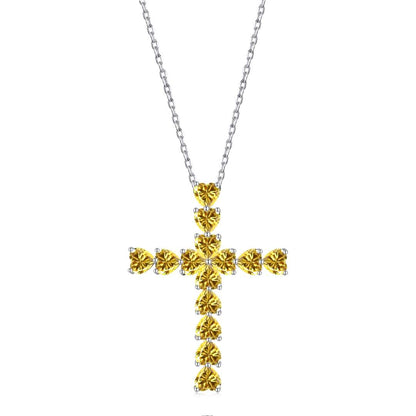 [Luxe Jewelry]Radiant Cross Shape Necklace