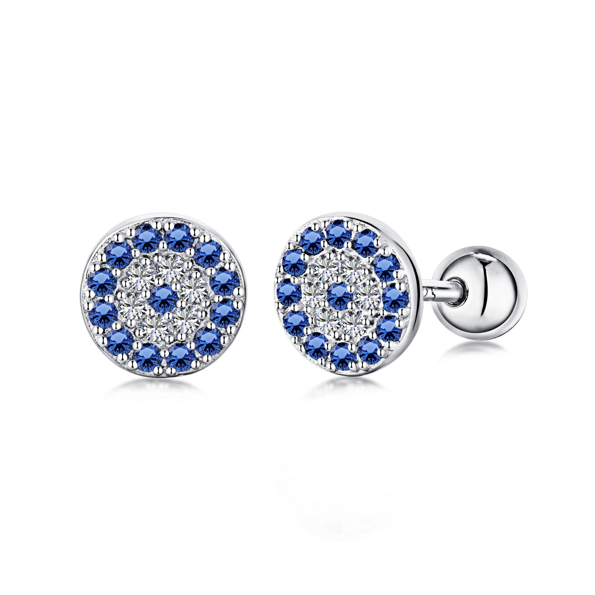 [Luxe Jewelry]Devil's Eye Ear Bone Nail Earrings