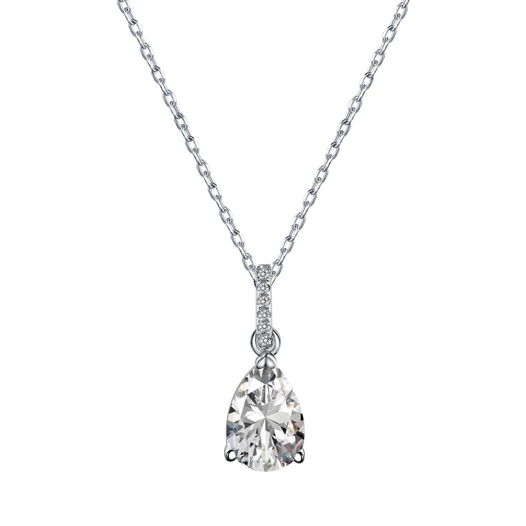 [Luxe Jewelry]Delicate Water Drop Shape Fashion Necklace