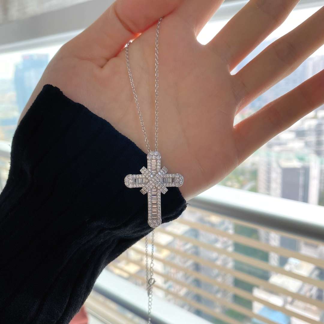 [Luxe Jewelry]Gypsophila With Dimonds Necklace