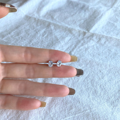 [Luxe Jewelry]Oval Classic Dignified Elegant Earrings
