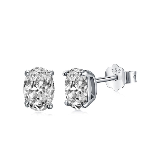[Luxe Jewelry]Oval Classic Dignified Elegant Earrings
