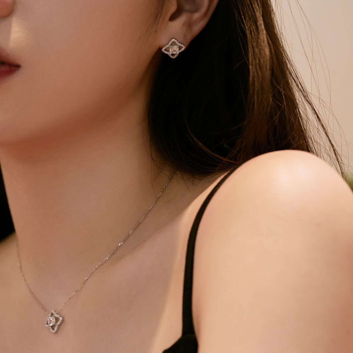 [Luxe Jewelry]Elegant Star Shape Princess Cut Daily Earrings