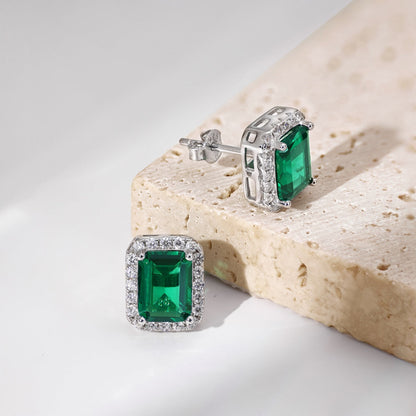 [Luxe Jewelry]Luxurious Dainty Emerald Cut Banquet Earrings