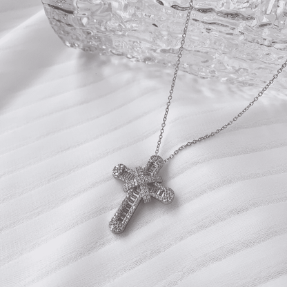 [Luxe Jewelry]Gypsophila With Dimonds Necklace
