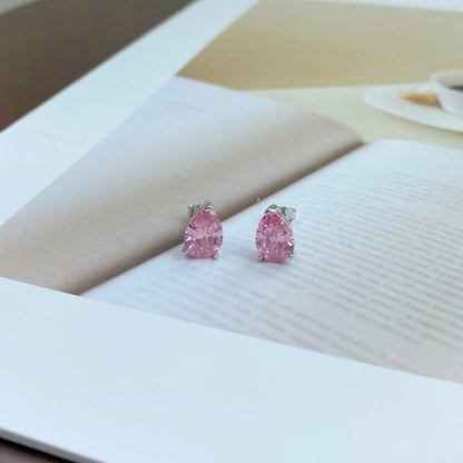[Luxe Jewelry]Ornate Water Drop Shape Earrings