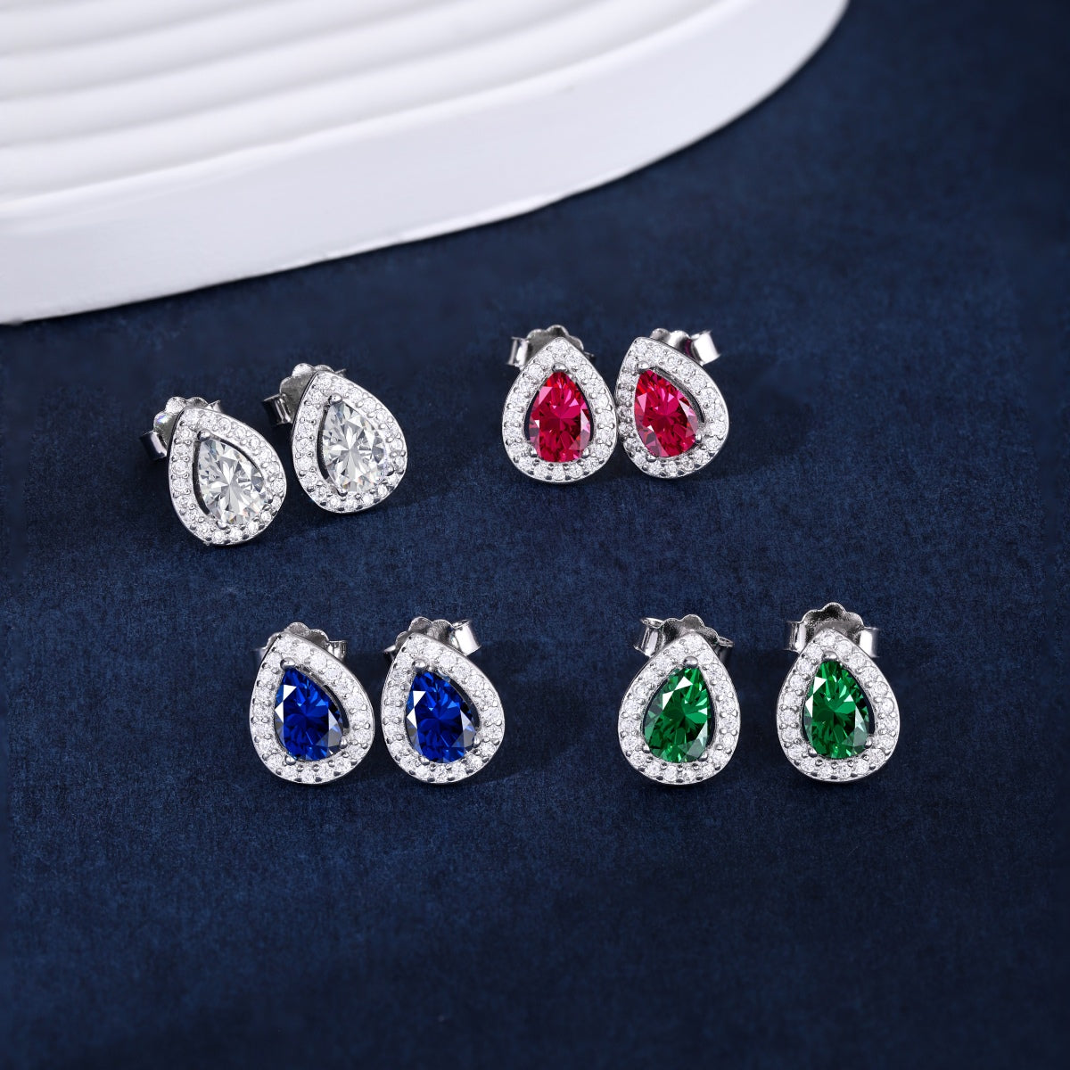 [Luxe Jewelry]Luxurious Water Drop Shape Earrings