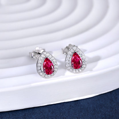 [Luxe Jewelry]Luxurious Water Drop Shape Earrings